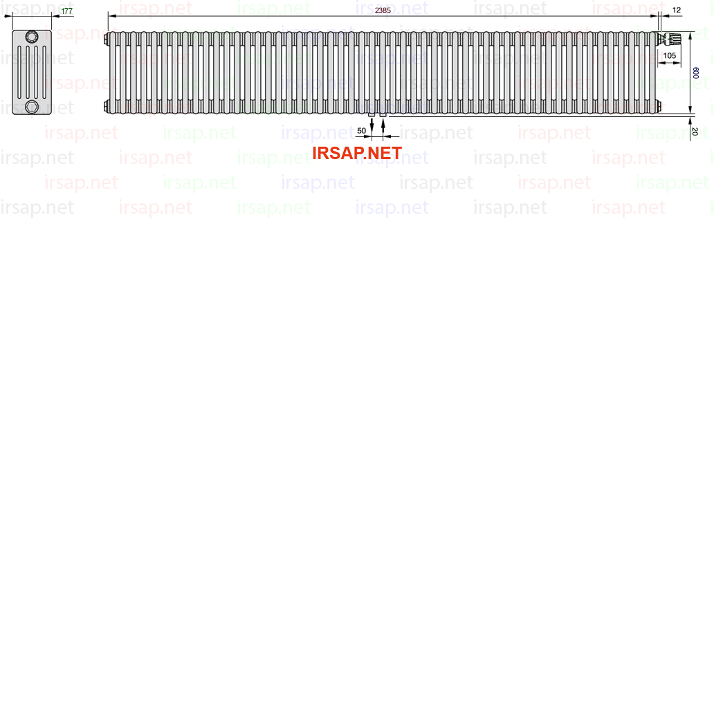 Радиатор IRSAP Tesi 50600/53 T52 CL 01
